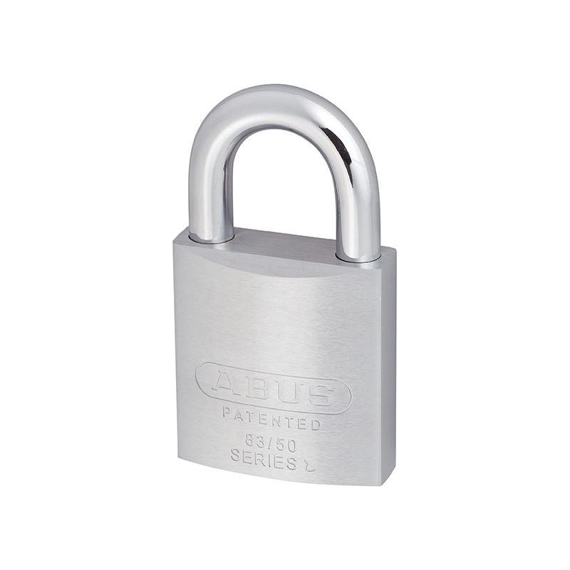 Abus Mechanical 83/50mm Chrome Plated Brass Padlock Carded ABUS Mechanical - Dynamic Drive