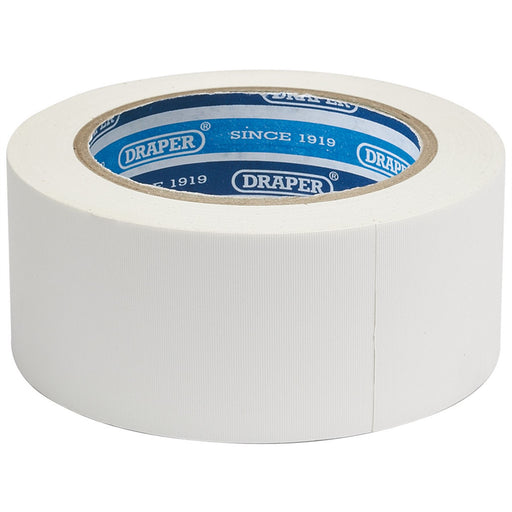 Draper Duct Tape Roll, 30m x 50mm, White 49431 Draper - Dynamic Drive