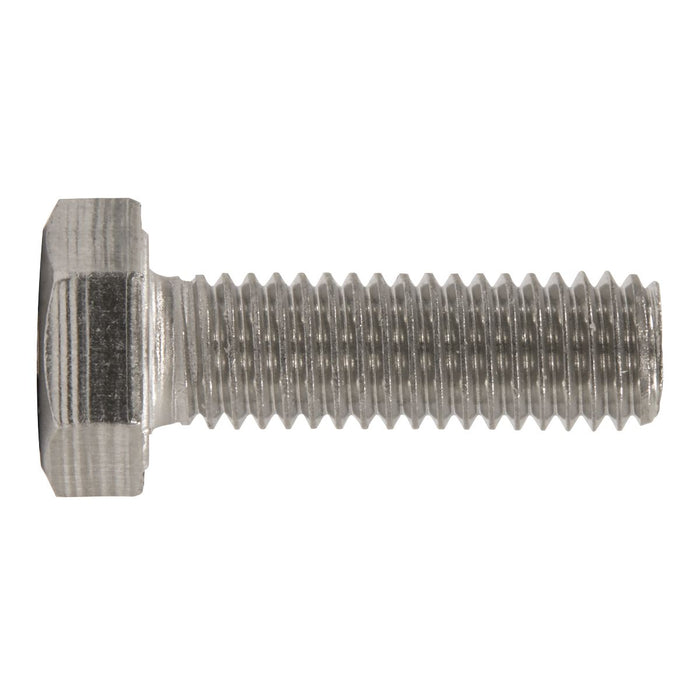 Sealey Stainless Steel Hex Head Set Screw DIN 933 - M8 X 25 A2 - Pack of 50 Sealey - Dynamic Drive