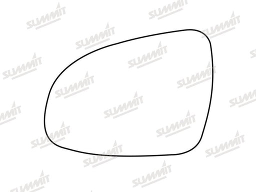 Summit Stick-On Standard Mirror Glass fits Kia Sportage 16 to 17 LHS Summit - Dynamic Drive