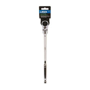 Laser Low Profile Flexi-Head Ratchet with Cranked Handle 3/8"D 7065 Laser - Dynamic Drive