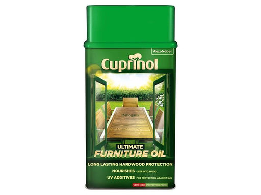 Cuprinol Ultimate Furniture Oil Mahogany 1 litre Cuprinol - Dynamic Drive