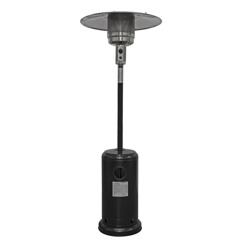 Dellonda Outdoor Garden Gas Patio Heater 13kW Commercial & Domestic Use Black Dellonda  - Dynamic Drive