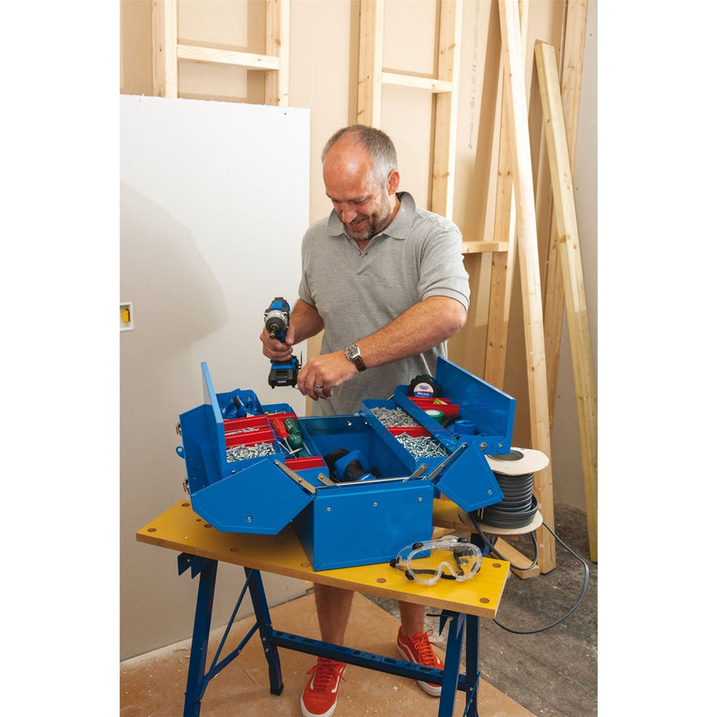 Draper Barn Type Tool Box with 4 Cantilever Trays, 460mm 48566 Draper - Dynamic Drive