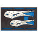 Draper Self Grip Plier Set in 1/4 Drawer EVA Insert Tray (2 Piece) 63191 Draper - Dynamic Drive