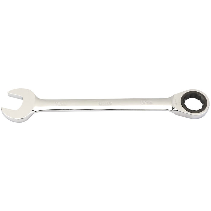 Draper Metric Ratcheting Combination Spanner, 32mm 31027 Draper - Dynamic Drive