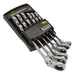 Seigen by Sealey Flexi-Head Double End Ratchet Ring Spanner Set 6pc Metric S0806 Seigen by Sealey  - Dynamic Drive