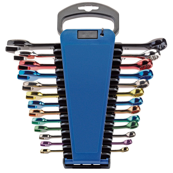 Draper Expert HI-TORQ Metric Coloured Combination Spanner Set (13 Piece) Draper - Dynamic Drive