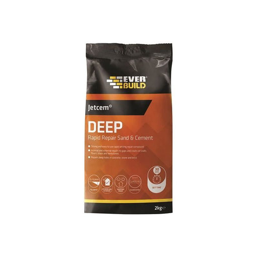 Everbuild Sika Jetcem Premix Sand & Cement Grey 12kg (2 x 6kg Packs) Everbuild Sika - Dynamic Drive