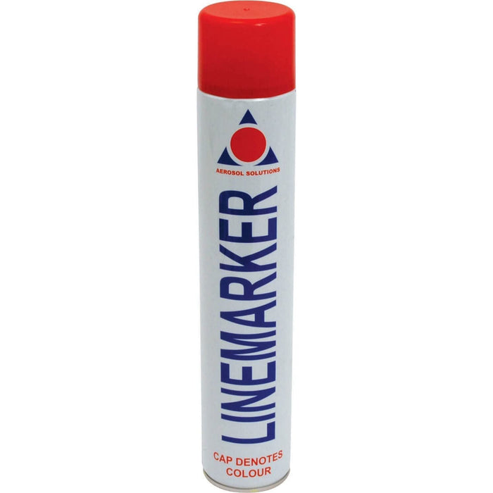 Aerosol Solutions Line Marking Paint - Red - 750ml Aerosol Solutions  - Dynamic Drive