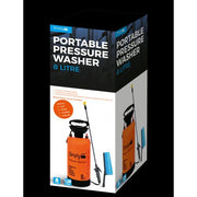 8L Portable Pressure Washer – Hand Pump Action Garden Power Sprayer Water Manual Simply - Dynamic Drive
