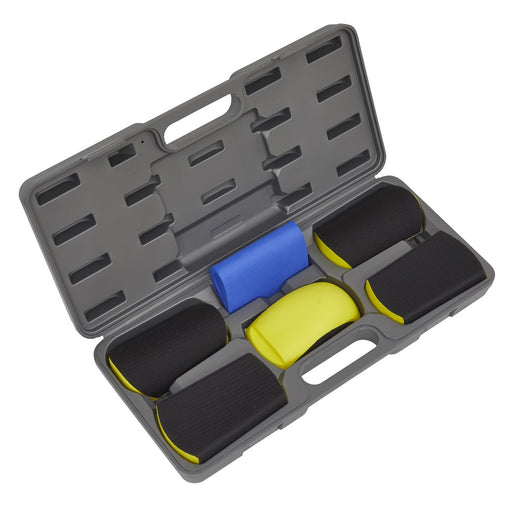 Sealey Sanding Block Hook-and-Loop Kit 6pc RE40KIT Sealey - Dynamic Drive