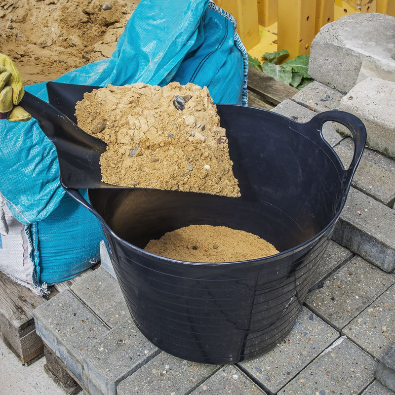 Sealey Heavy-Duty Flexi Tub 40L Black SFT40B Sealey - Dynamic Drive