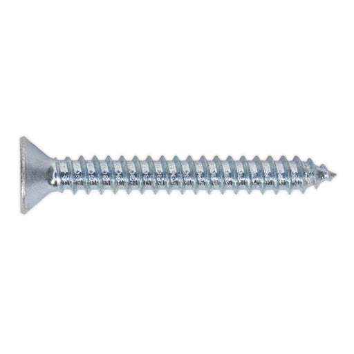 Sealey Self Tapping Screw 4.8 x 38mm Countersunk Pozi Pack of 100 ST4838 Sealey - Dynamic Drive