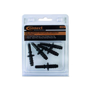 Connect Straight Male Plastic Pipe Connector 6.3 x 6mm 5pc 37200 Tool Connection - Dynamic Drive