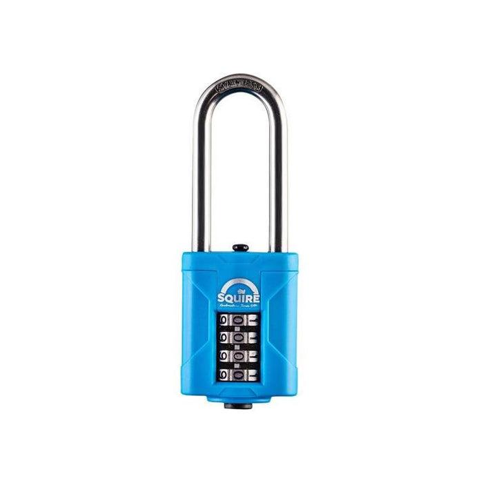 Squire CP50S25 Heavy-Duty Rustproof Marine Combi Padlock 50mm Long Shackle 63mm Boxed Squire - Dynamic Drive