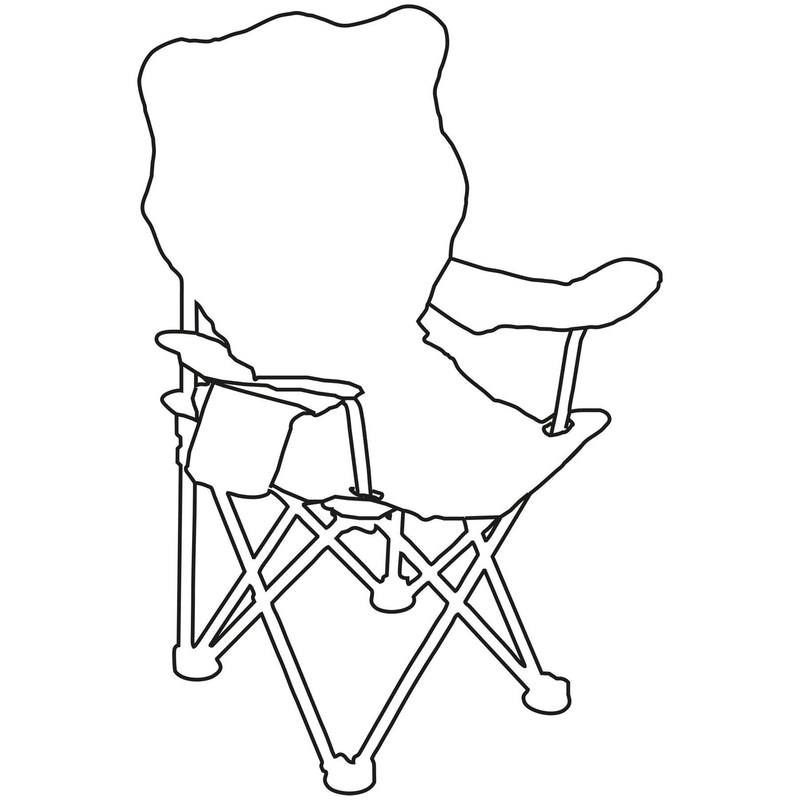 Quest Childrens Tiger Fun Folding Chair 5203 Quest - Dynamic Drive
