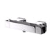 AG Horizontal Square Thermostatic Shower Mixer Valve Chrome Stylish Square Ch AG - Dynamic Drive