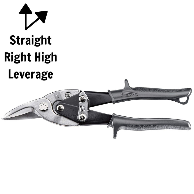Teng Tools Tin Snip High Leverage Right/Straight Teng Tools - Dynamic Drive