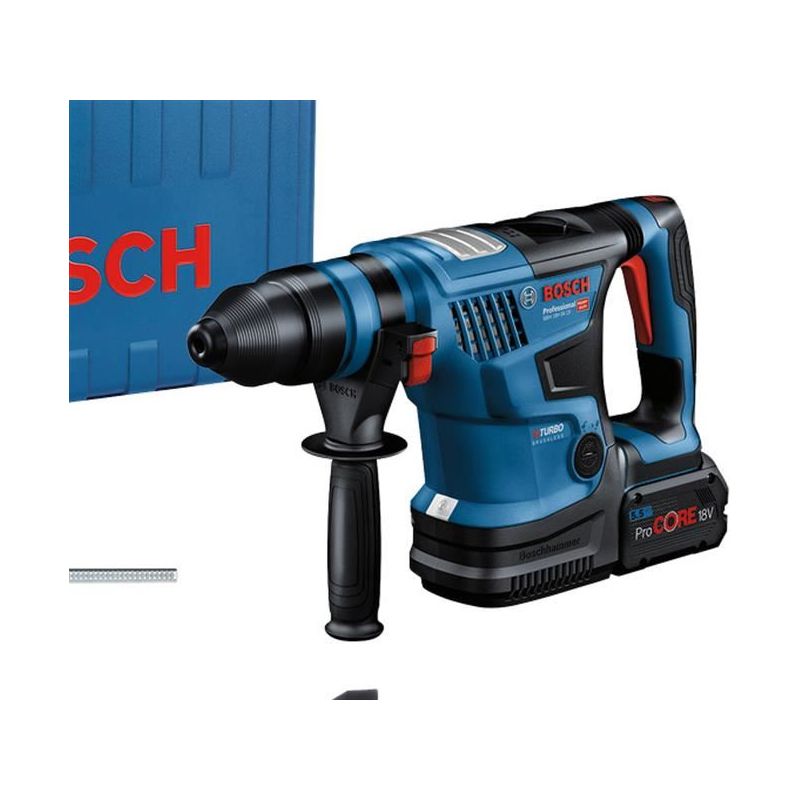 Bosch GBH 18V-34 CF Pro BITURBO SDS-Plus Rotary Hammer 18V 2 x 5.5Ah ProCORE18V Li-ion Bosch - Dynamic Drive