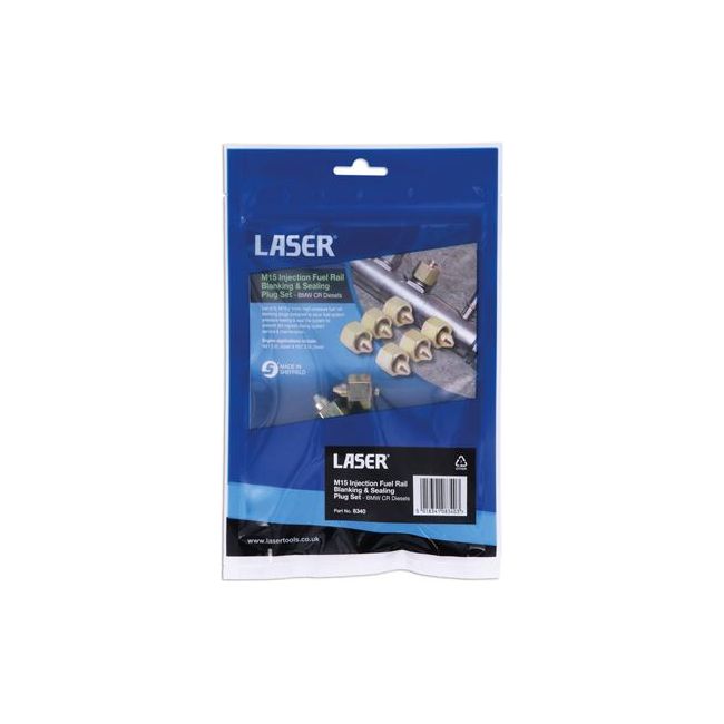 Laser M15 Injection Fuel Rail Blanking & Sealing Plug Set - for BMW CR Diesels 8340 Laser - Dynamic Drive