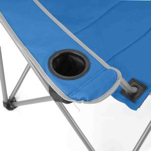 Vw Deluxe Padded Camping Chair Blue OL0194 VW - Dynamic Drive