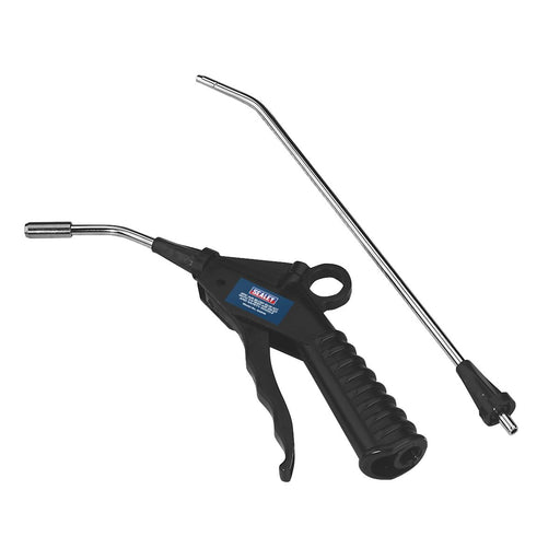 Sealey SA914 Air Blow Dust Gun with Safety Nozzle & 2 Extensions 1/4" BSP Sealey  - Dynamic Drive