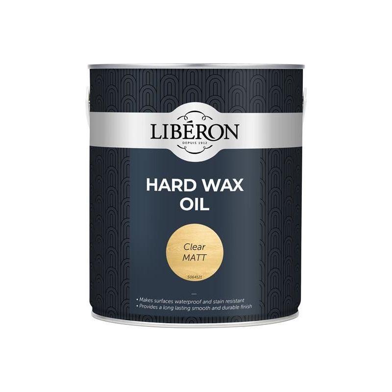 Liberon Hard Wax Oil Clear Matt 2.5 litre Liberon - Dynamic Drive