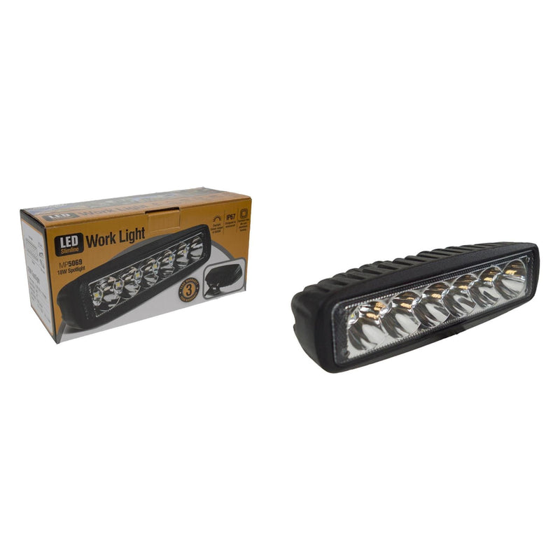 Maypole 5069 10-30v 6x3W SLIMLINE FLOOD LED Spot LAMP Floodlight Waterproof Maypole - Dynamic Drive