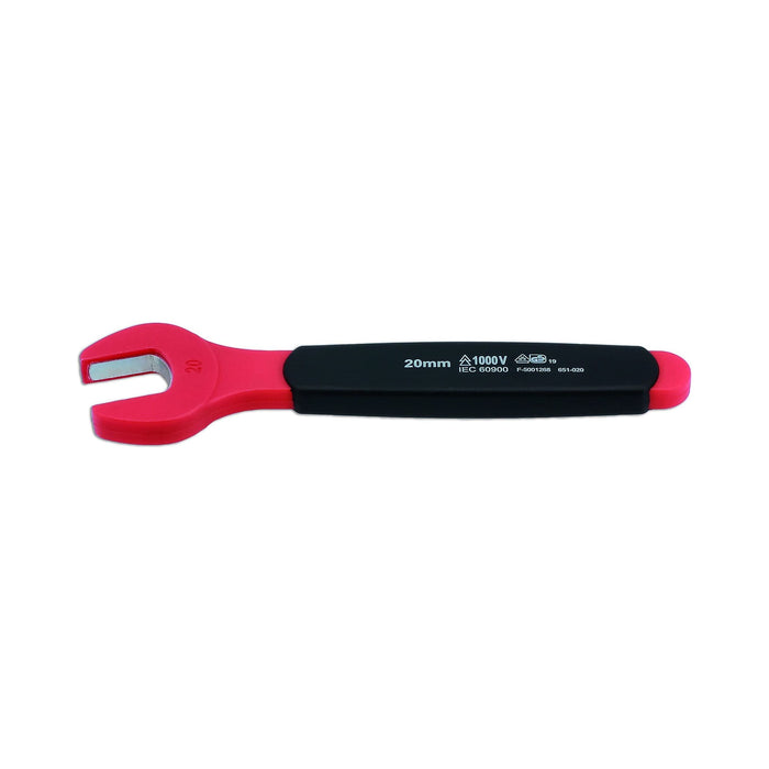 Laser Insulated Open Ended Spanner 20mm 8552 Laser - Dynamic Drive