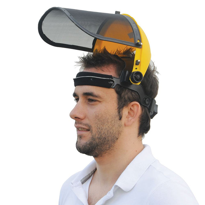 Silverline Mesh Face Shield Flip-Up Silverline - Dynamic Drive