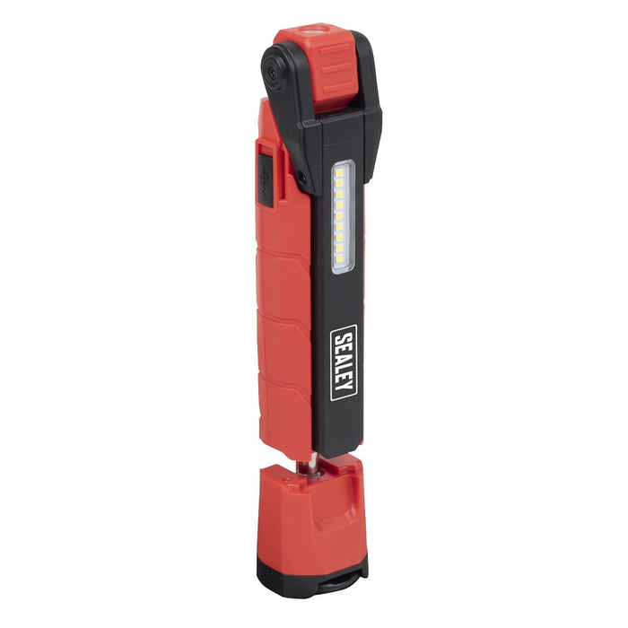 Sealey Rechargeable 360 Inspection Light 10W & 2 x 4W SMD LED - Red LED3605R Sealey - Dynamic Drive