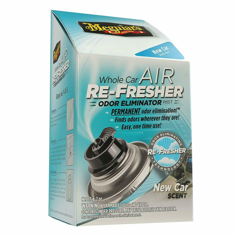 Meguiar's G16402EU Whole Car Air Re-Fresher Odor Eliminator New Car Scent 59ml Meguiar's  - Dynamic Drive