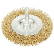 Draper Brassed Steel Crimped Wire Wheel Brush, 75mm 41429 Draper - Dynamic Drive