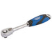 Draper 60 Tooth Micro Head Reversible Soft Grip Ratchet, 1/4" Sq. Dr. 26514 Draper - Dynamic Drive