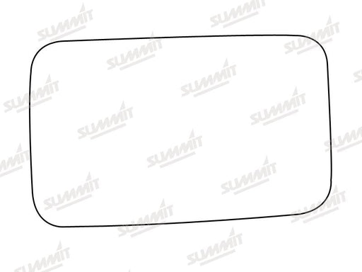 Summit Stick-On Standard Mirror Glass fits Fiat Regata LHS RHS Summit - Dynamic Drive
