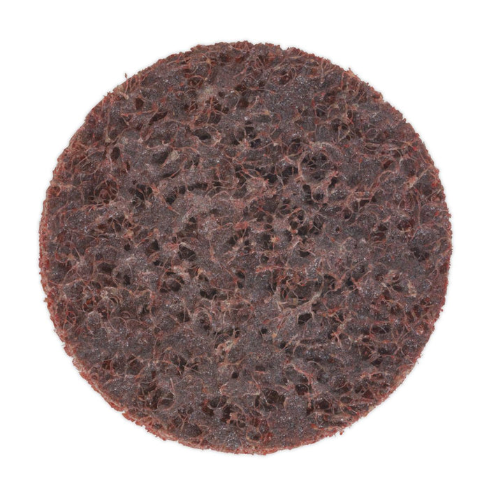 Sealey Quick-Change Preparation Pad50mm Medium Pack of 10 PTCQC50M Sealey - Dynamic Drive