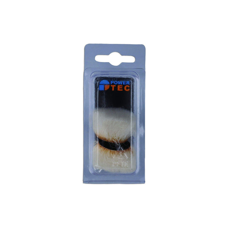 Power-Tec Buffing Lambswool Pad Set 2pc 92567 Power-Tec - Dynamic Drive