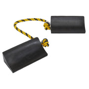 Sealey Rubber Wheel Chocks Heavy-Duty Pair WC16 Sealey - Dynamic Drive