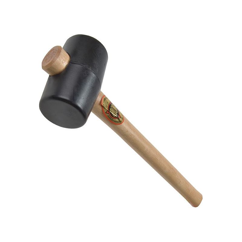 Thor 952 Black Rubber Mallet 54mm 310g Thor - Dynamic Drive