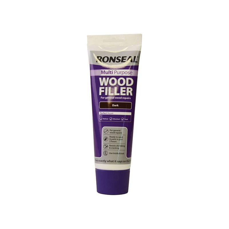 Ronseal Multipurpose Wood Filler Tube Dark 325g Ronseal - Dynamic Drive