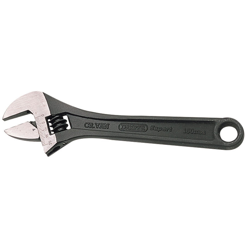 Draper Crescent-Type Adjustable Wrench with Phosphate Finish, 150mm 52679 Draper - Dynamic Drive