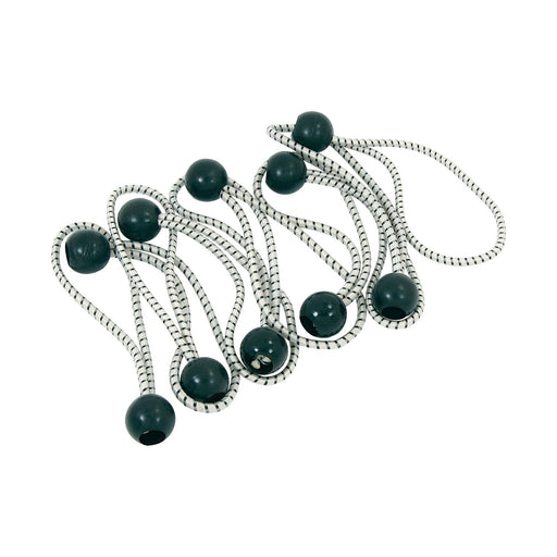Bungee Cord with black ball 5mmx6 X 10PCS CT3180 UK Camping And Leisure - Dynamic Drive