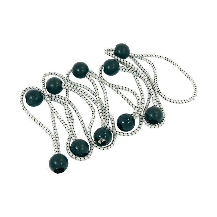 Bungee Cord with black ball 5mmx6 X 10PCS CT3180 UK Camping And Leisure - Dynamic Drive