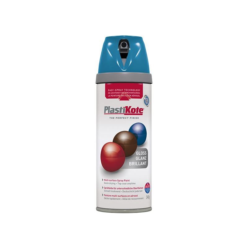 Plastikote Twist & Spray Gloss Exotic Sea 400ml PlastiKote - Dynamic Drive
