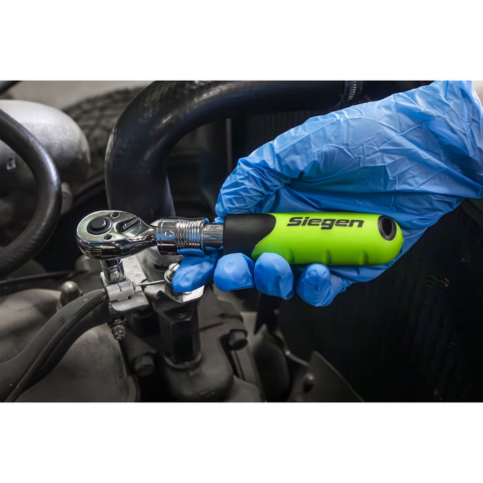 Siegen Siegen Extendable Ratchet Wrench 1/4"Sq Drive S01282 Siegen - Dynamic Drive