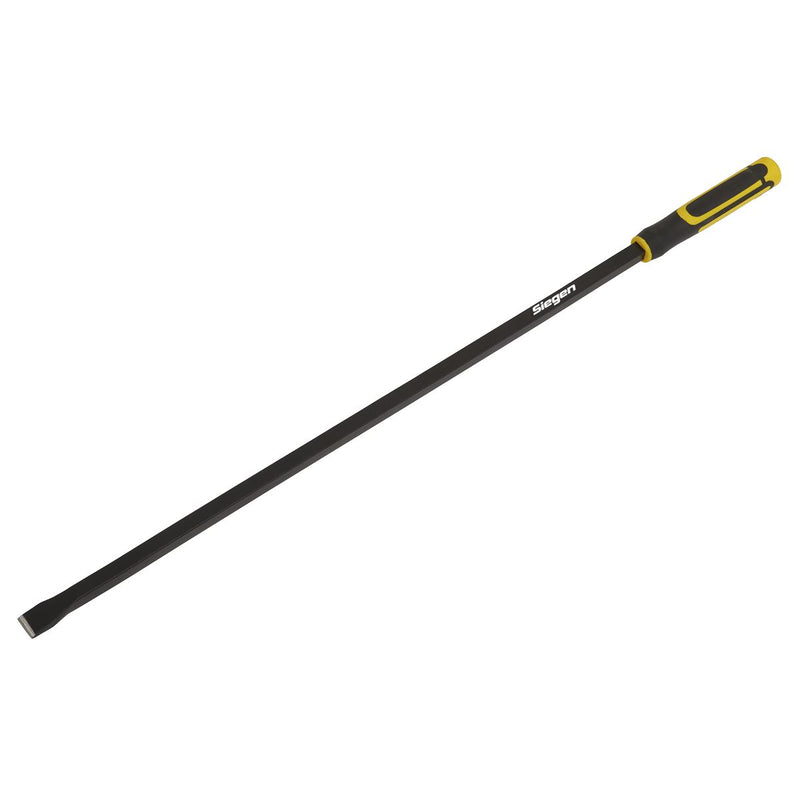 Sealey Pry Bar 900mm Straight Heavy-Duty with Hammer Cap S01191 Sealey - Dynamic Drive