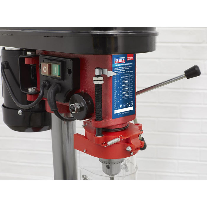 Sealey Pillar Drill 5-Speed Hobby Model 580mm Height 350W/230V SDM30 Sealey - Dynamic Drive