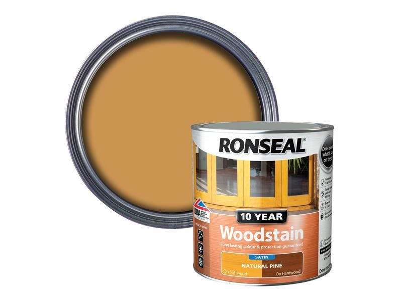 Ronseal 10 Year Woodstain Natural Pine 750ml Ronseal - Dynamic Drive