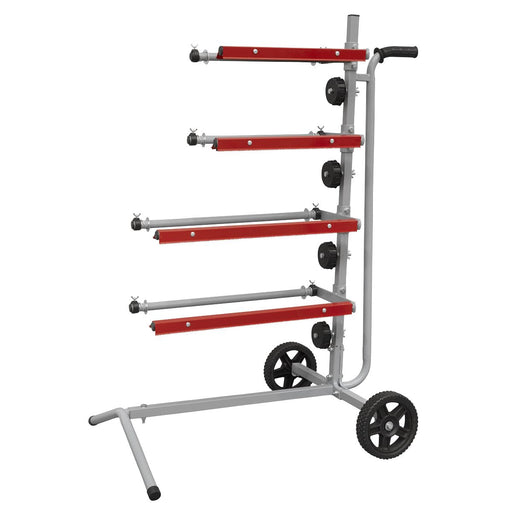 Sealey Masking Paper Dispenser Tree 2 x 300mm & 2 x 450mm Rolls MK63 Sealey - Dynamic Drive